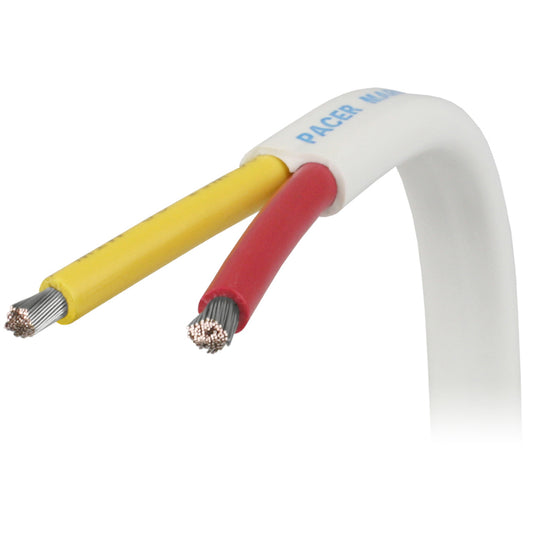 Cable dúplex de seguridad Pacer 16/2 AWG - Rojo/Amarillo - 100 [W16/2RYW-100]