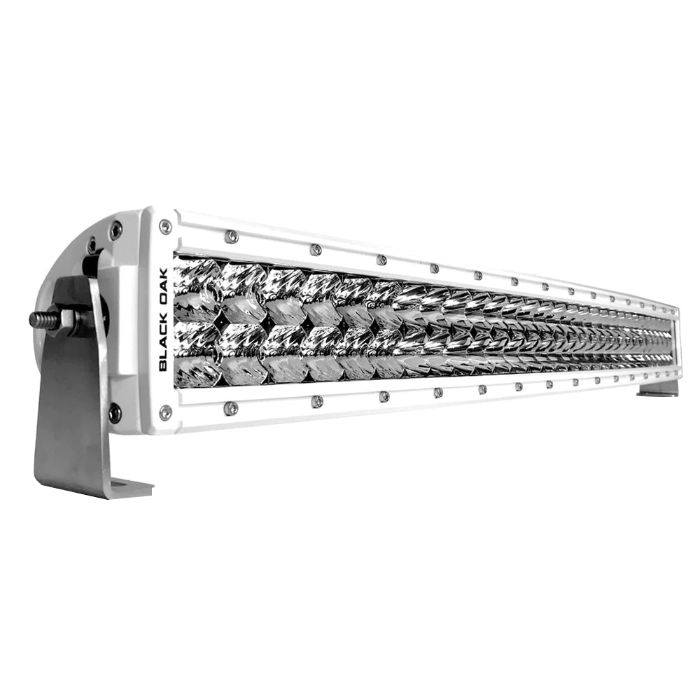 Black Oak Pro Series Barra de luces curvada de doble fila combinada de 30" - Blanco [30CCM-D5OS]