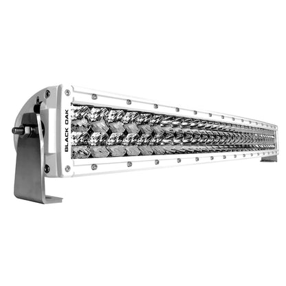 Black Oak Pro Series Barra de luces curvada de doble fila combinada de 30" - Blanco [30CCM-D5OS]