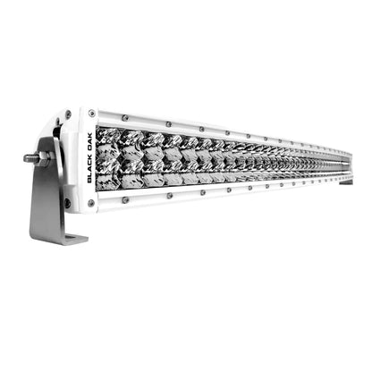 Black Oak Pro Series Barra de luces curvada de doble fila combinada de 40" - Blanco [40CCM-D5OS]