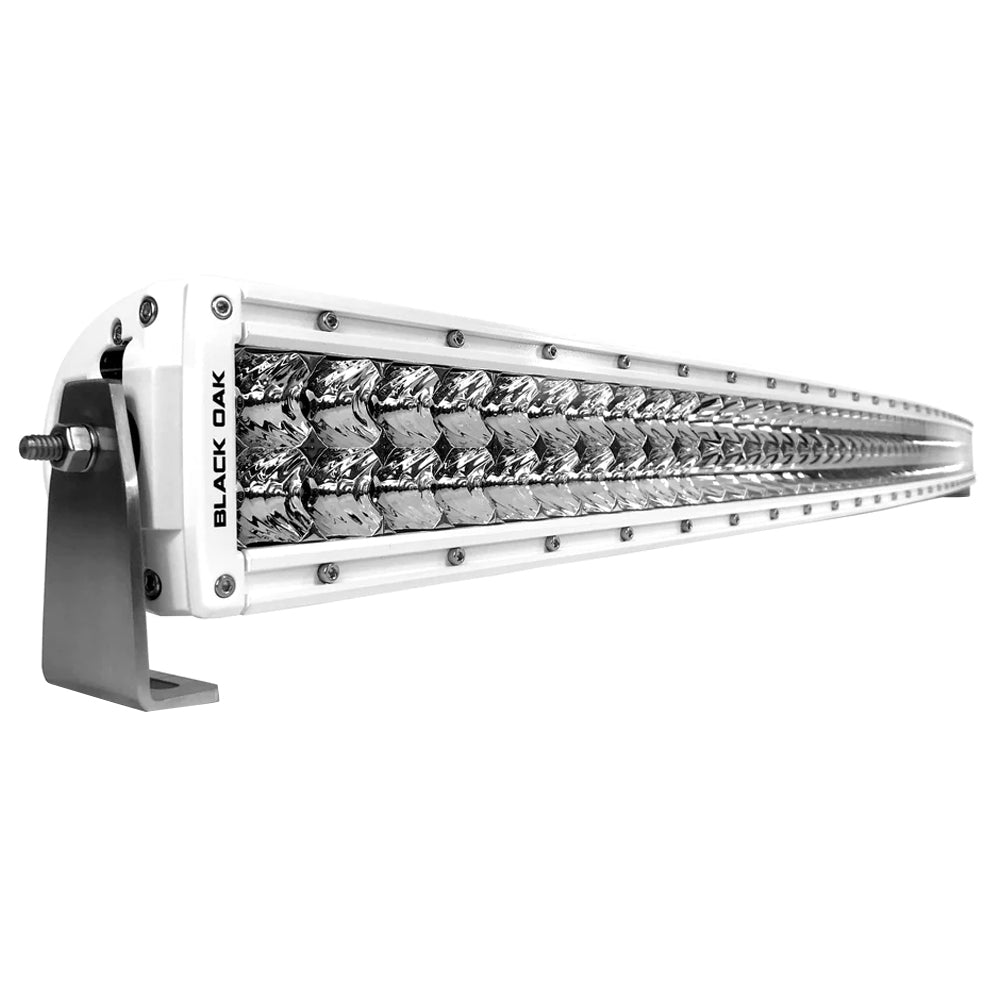 Black Oak Pro Series Barra de luces curvada de doble fila combinada de 50" - Blanco [50CCM-D5OS]