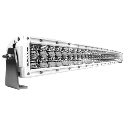 Black Oak Pro Series Barra de luces curvada de doble fila combinada de 50" - Blanco [50CCM-D5OS]