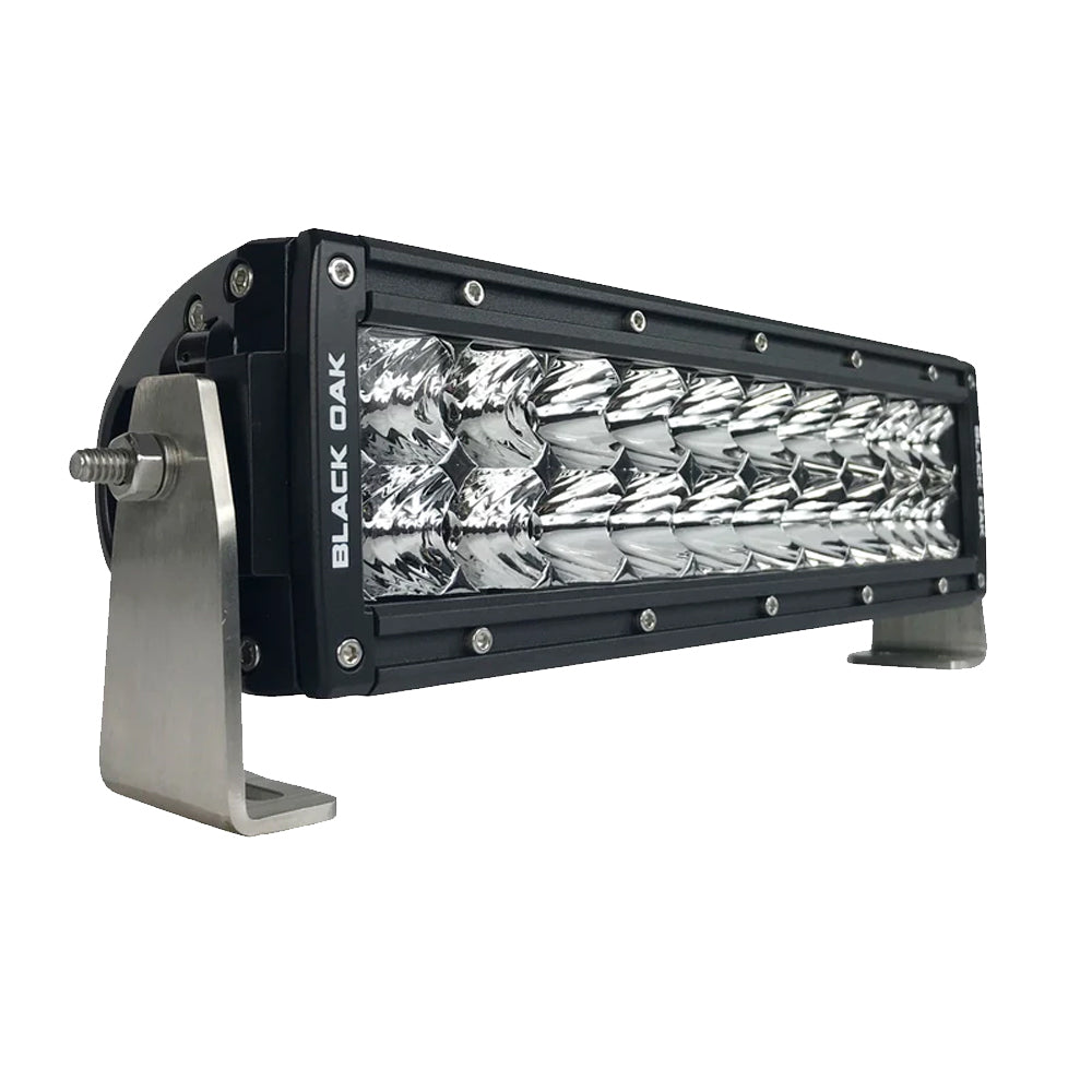 Black Oak Pro Series Barra de luces curvada de doble fila combinada de 10" - Negro [10CC-D5OS]