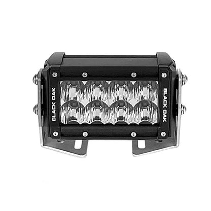 Barra de luces de 4" con inundación de doble fila Black Oak Pro Series - Negro [4F-D5OS]