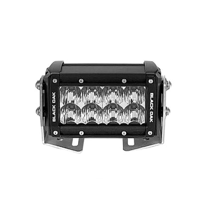 Barra de luces Black Oak Pro Series de doble fila de 4" - Negro [4S-D5OS]