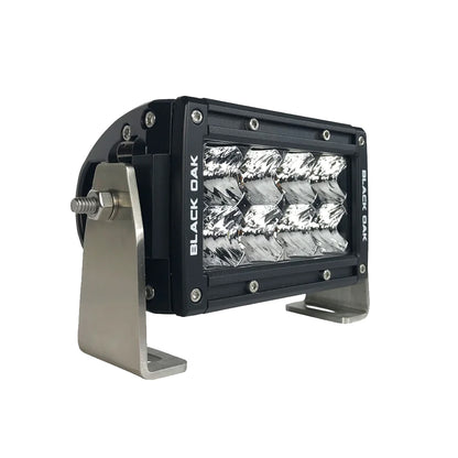 Barra de luces Black Oak Pro Series de doble fila de 4" - Negro [4S-D5OS]