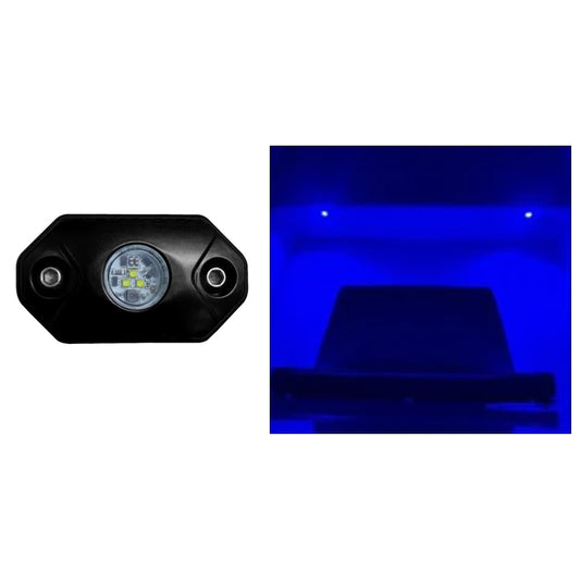 Luz decorativa Black Oak Rock - Azul - Carcasa negra [RL-B]