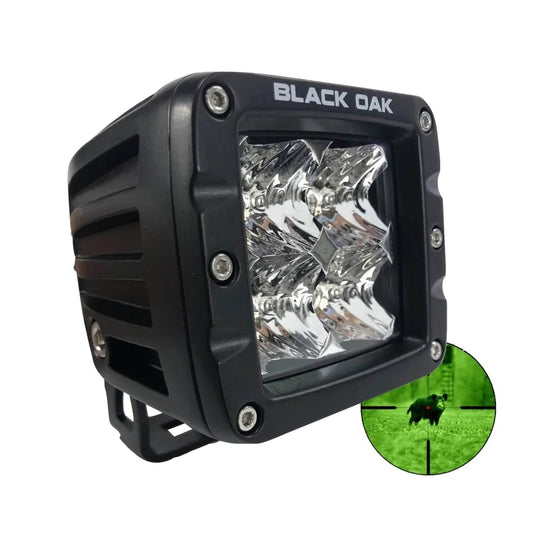 Luz infrarroja Black Oak Pro Series de 2" y 850 nm - Negro [2IR-POD850]