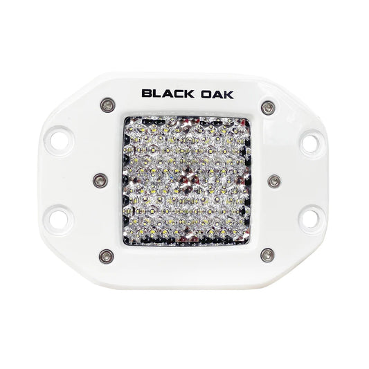 Luz difusa empotrada de 2" Black Oak Pro Series - Blanco [2DM-FPOD10CR]