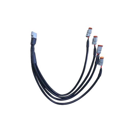 Cable de conexión de 4 piezas de roble negro [WH4]