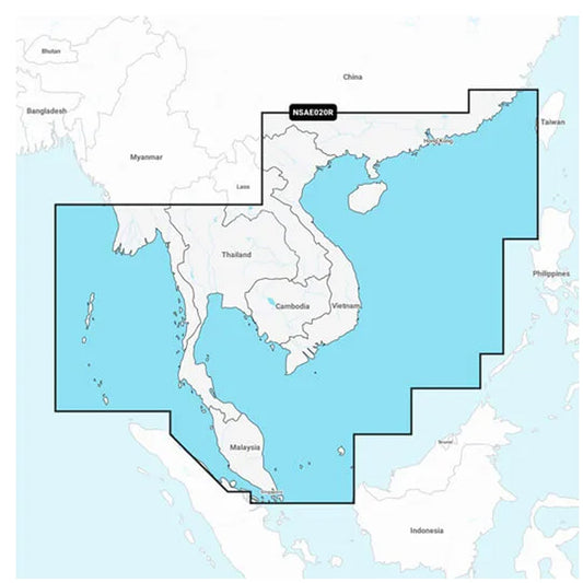 Garmin Navionics+ NSAE020R - South China  Andaman Seas - Marine Chart  [010-C1218-20]