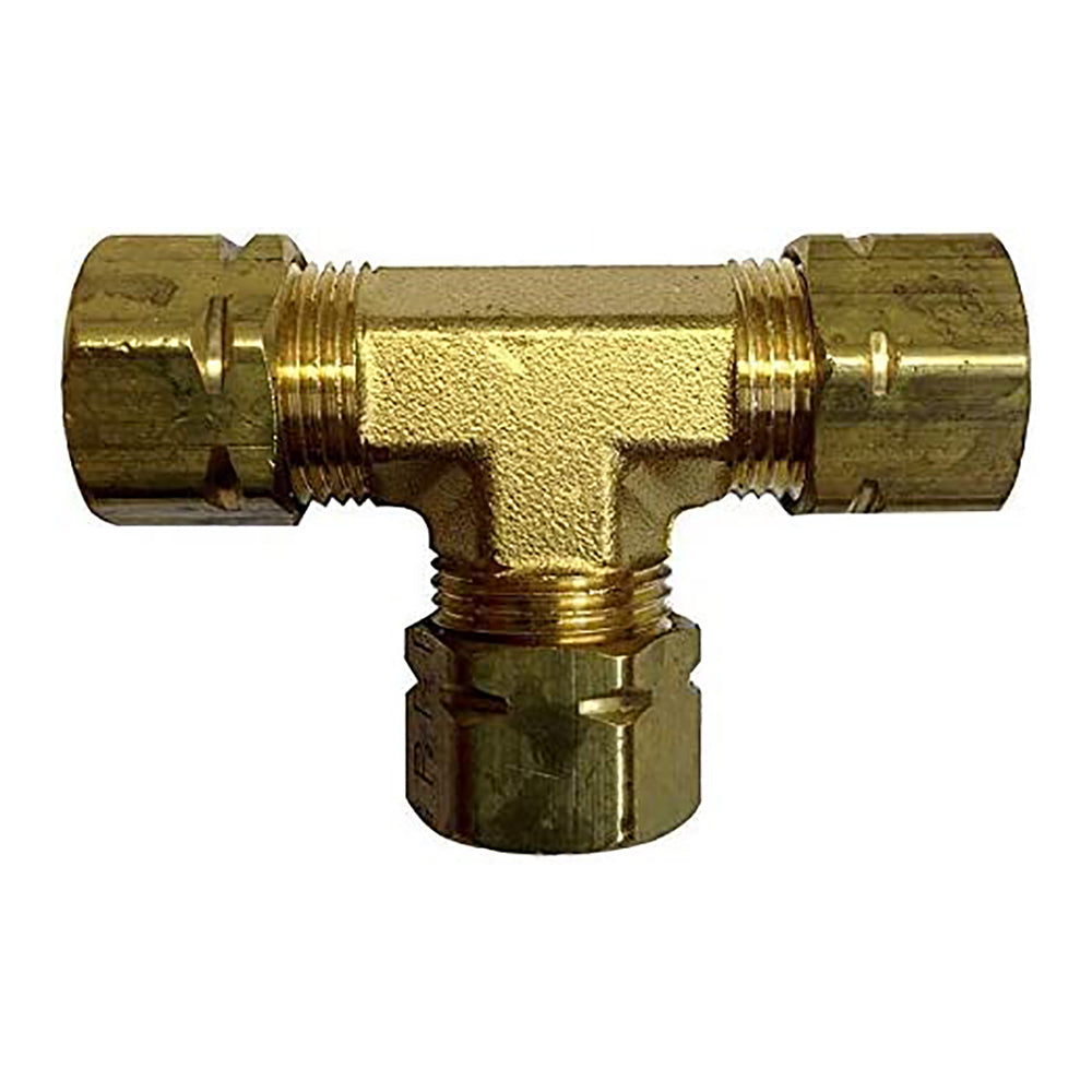 Accesorio en T Uflex Union f/3/8" Accesorios para manguera de compresión de tubo [UNION T]