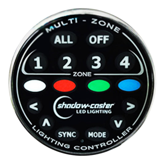 Controlador de zona redondo Shadow-Caster Remoto de 4 canales f/MZ-LC o SCM-LC [SCM-ZC-REMOTE]