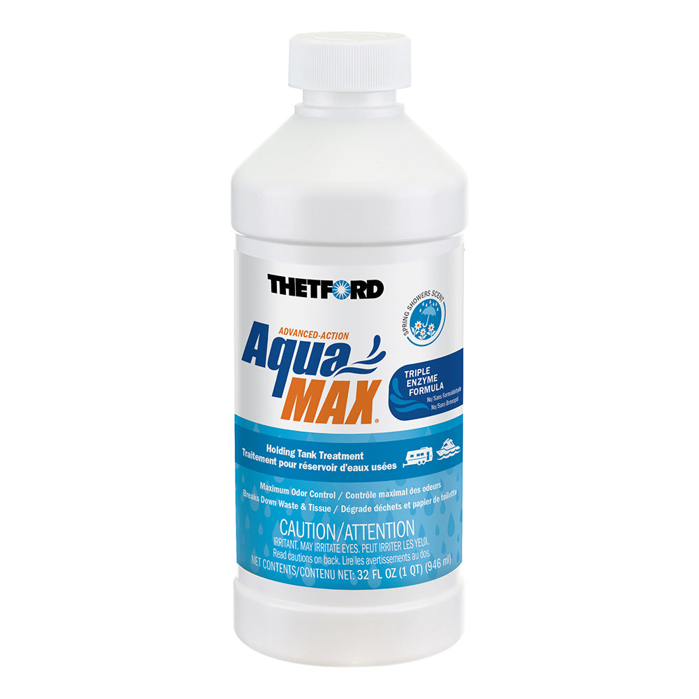 Tratamiento de tanque de retención Thetford AquaMax - 32 oz - Aroma a ducha de primavera [96635]