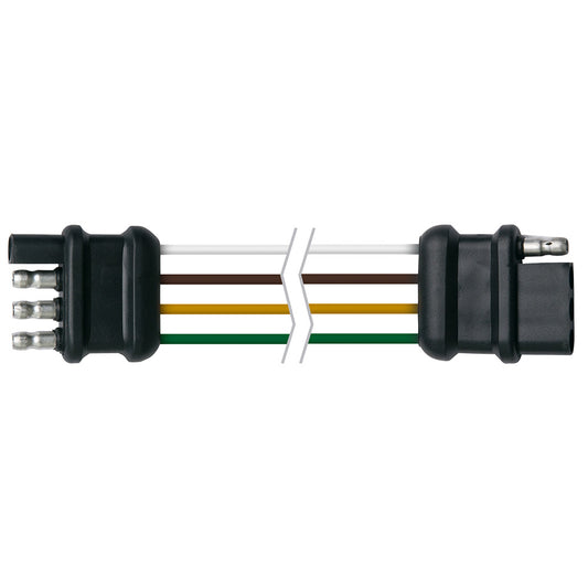 Conector de remolque Ancor, plano, 4 cables, bucle de 12" [249101]