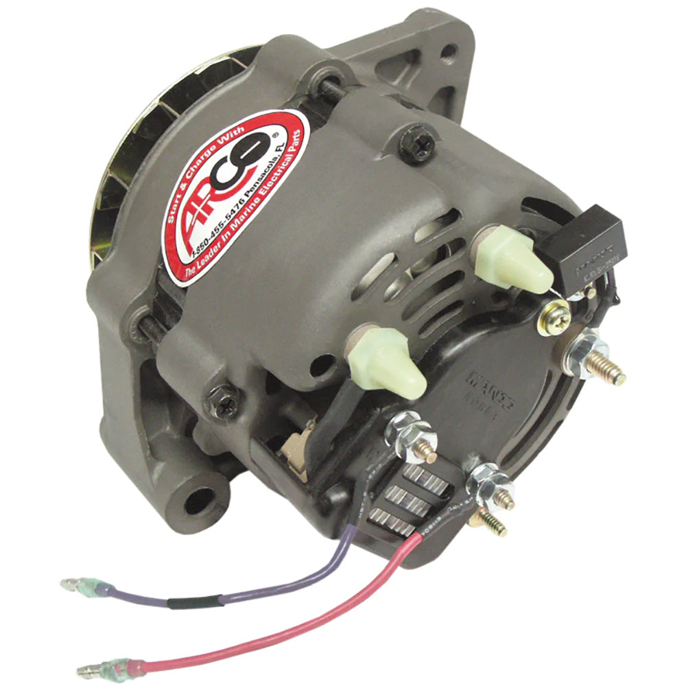 Alternador de repuesto ARCO Marine Premium con polea multiranura - 12 V 55 A [60055]