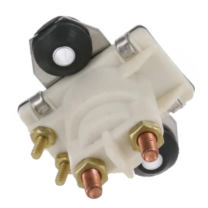 Solenoide fueraborda marino ARCO con base plana aislada y carcasa blanca [SW097]