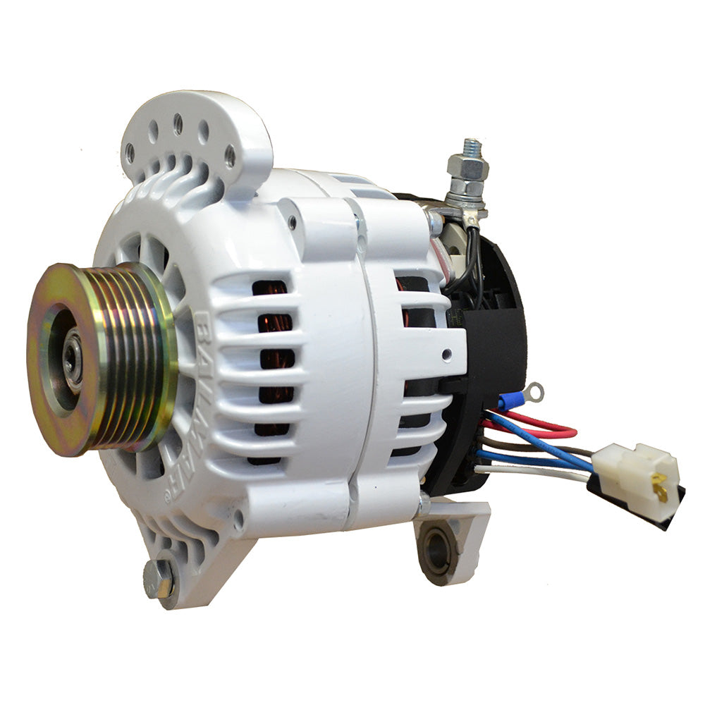 Alternador Balmar 120 AMP 12 V 4" Polea K6 con asiento de doble pie con tierra aislada [604-120-K6]