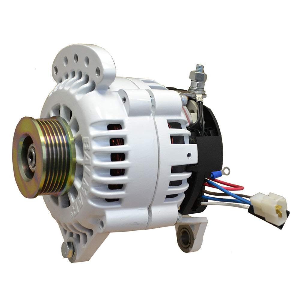 Alternador Balmar 150 AMP 12 V 4" Polea K6 con asiento de doble pie con tierra aislada [604-150-K6]