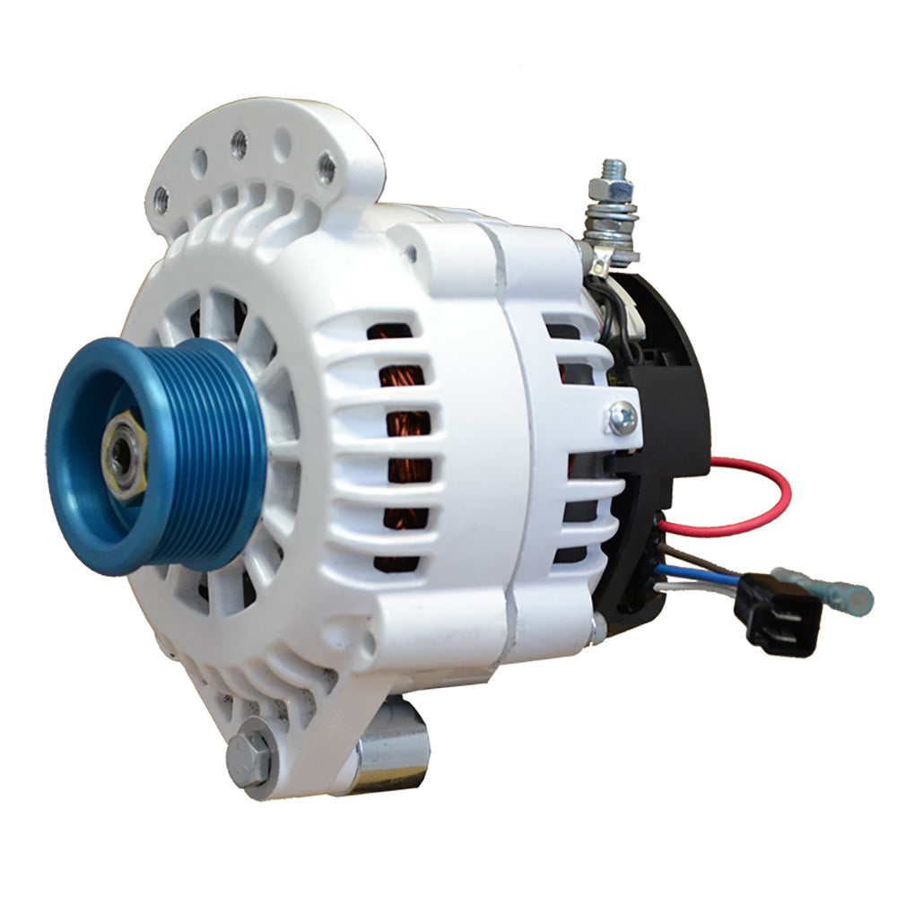 Alternador Balmar 100 AMP 12 V 1-2" Polea J10 de montaje de eje de un solo pie con tierra aislada [621-100-J10]