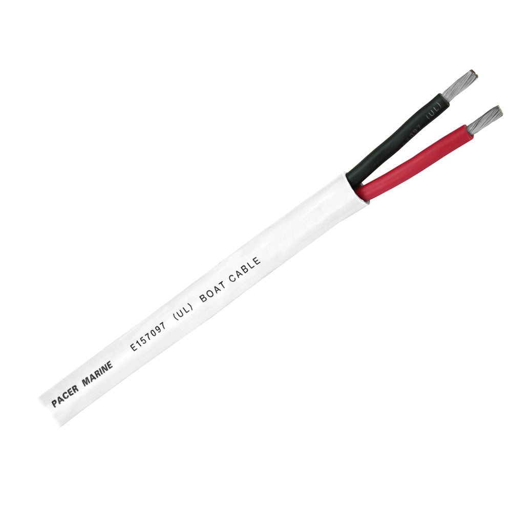 Pacer Duplex 2 Conductor Cable - 250' - 12/2 AWG - Round Cable - Red, Black [WR12/2DC-250]