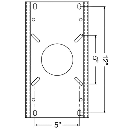 Springfield Trac-Lock Swivel/Slide Non-Locking Mount f/2-3/8" Post [1100531-L1]