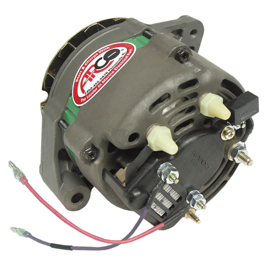 Alternador de repuesto ARCO Marine Premium con polea serpentina de ranuras múltiples - 12 V 65 A [60060]