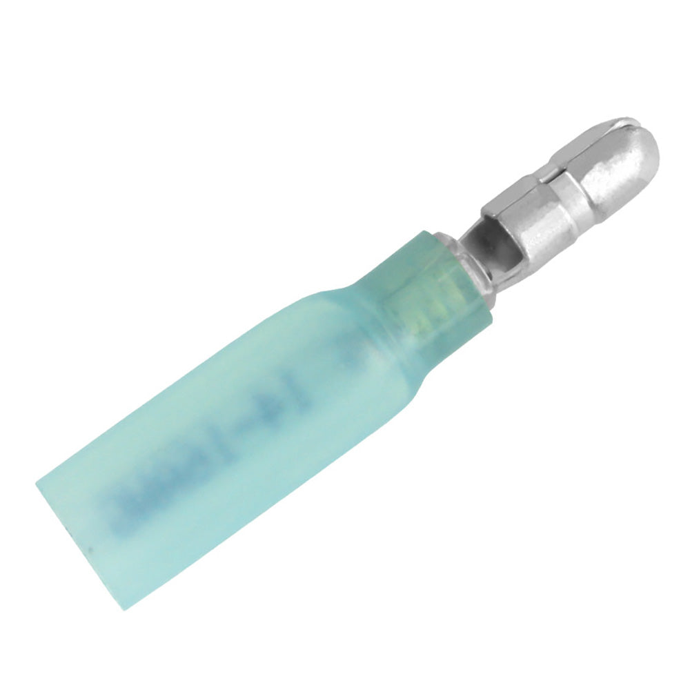 Terminal bala macho termorretráctil Pacer 16-14 AWG - Paquete de 25 [TBPE14-156-25]