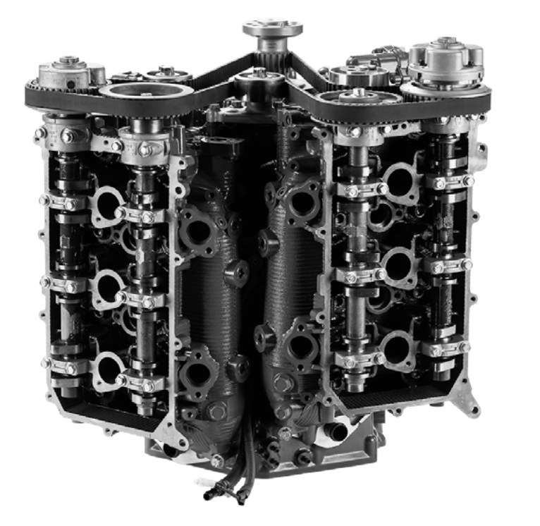Yamaha F225-300HP 4.2L V6 Long Block years 2010-2025