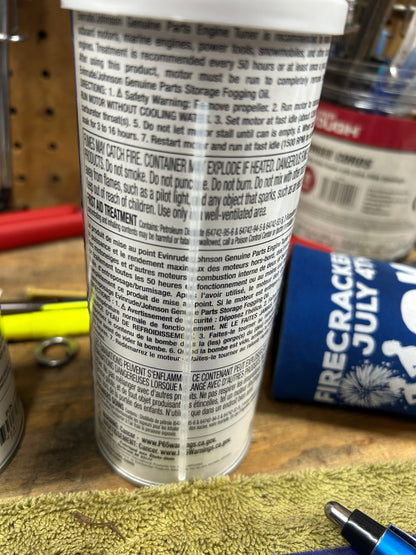 Johnson Evinrude Engine Tuner Tune-Up 777185 - 13 oz Spray Can OEM BRP