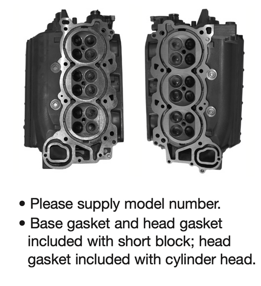 Yamaha F200-250HP 3.3L V6 4-Stroke Cylinder Head years 2003-2018