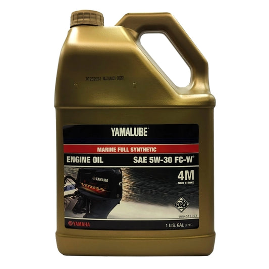 Yamalube 5W-30 Full Synthetic 4-Stroke Outboard Oil, 1 Gallon Part # LUB-05W30-FC-04