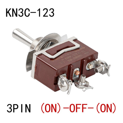 1 interruptor de palanca 12V DC 30A 2 pines ON Off SPST ON ON enganche momentáneo con tapa resistente a la intemperie para Auto coche barco marino