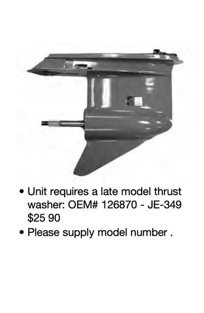 Johnson Evinrude, Lower Unit, Gearcase