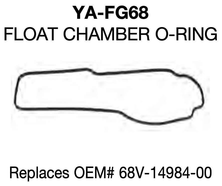 Bomba de combustible con junta tórica de cámara de flotación Yamaha OEM# 68V-14984-00