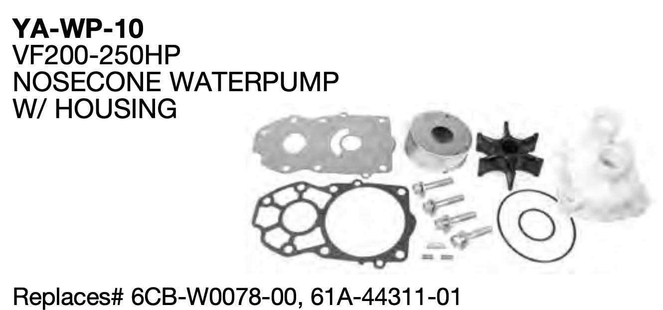 Caja de cambios Yamaha V6 4.2L F225-300HP años 2010-2021